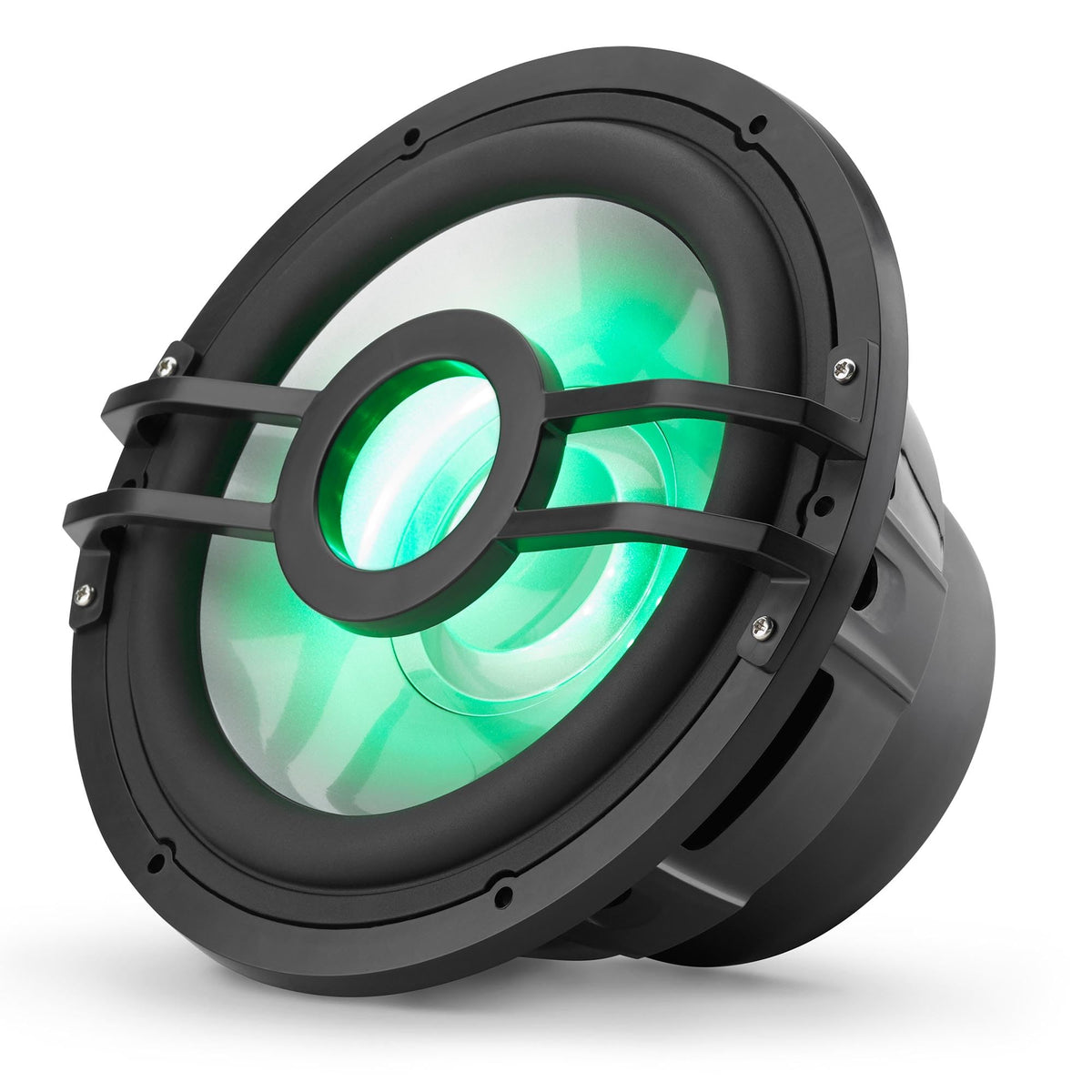 CLARION 010-03051-00 Clarion CMSP-101RGB-2 10" Marine Subwoofer with RGB LEDs, Single 2-Ohm, 250 Watts