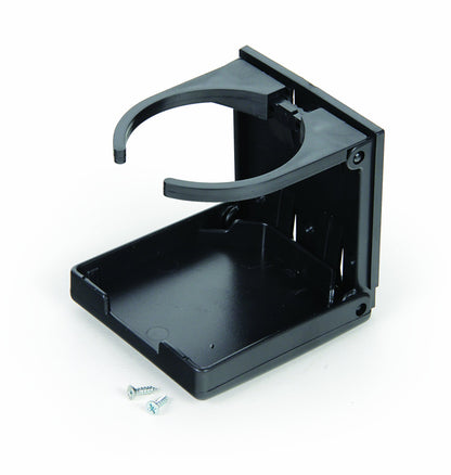 CAMCO 44044 Camco Camper/RV Drink Holder - Features Adjustable Space-Saving Design & Holds Almost Any Size Mug, Cup, Bottle or Can - Extra Cup Holder for Cars, Trucks, RVs, Vans, Boats, and More - Black (44044)