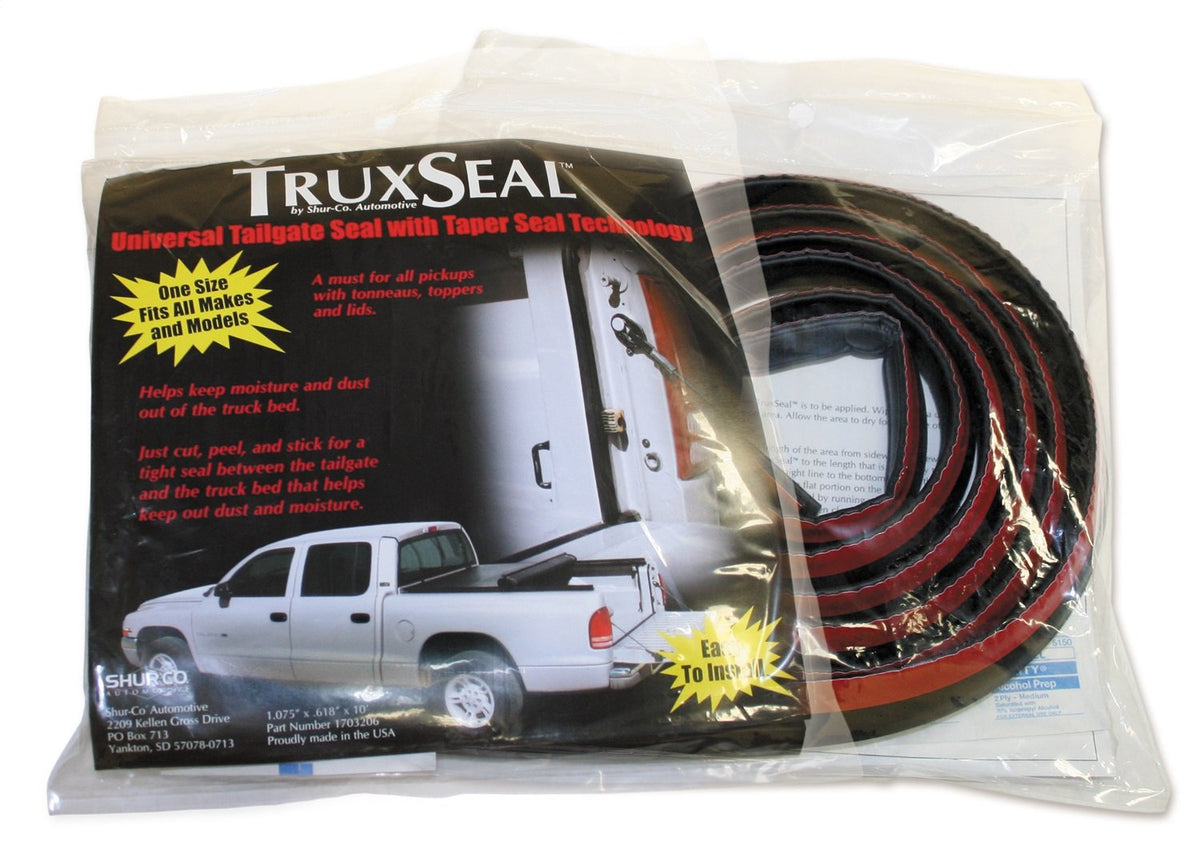 TRUXEDO 1703206 RealTruck TruXedo TruXseal Universal Tailgate Seal | 1703206 | Universal Fitment
