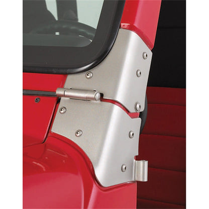 RUGGED RIDGE 11209.03 Rugged Ridge Windshield Hinges for Jeep Wrangler JK | 11209.03 | Fits 2007-2018 Jeep Wrangler JK