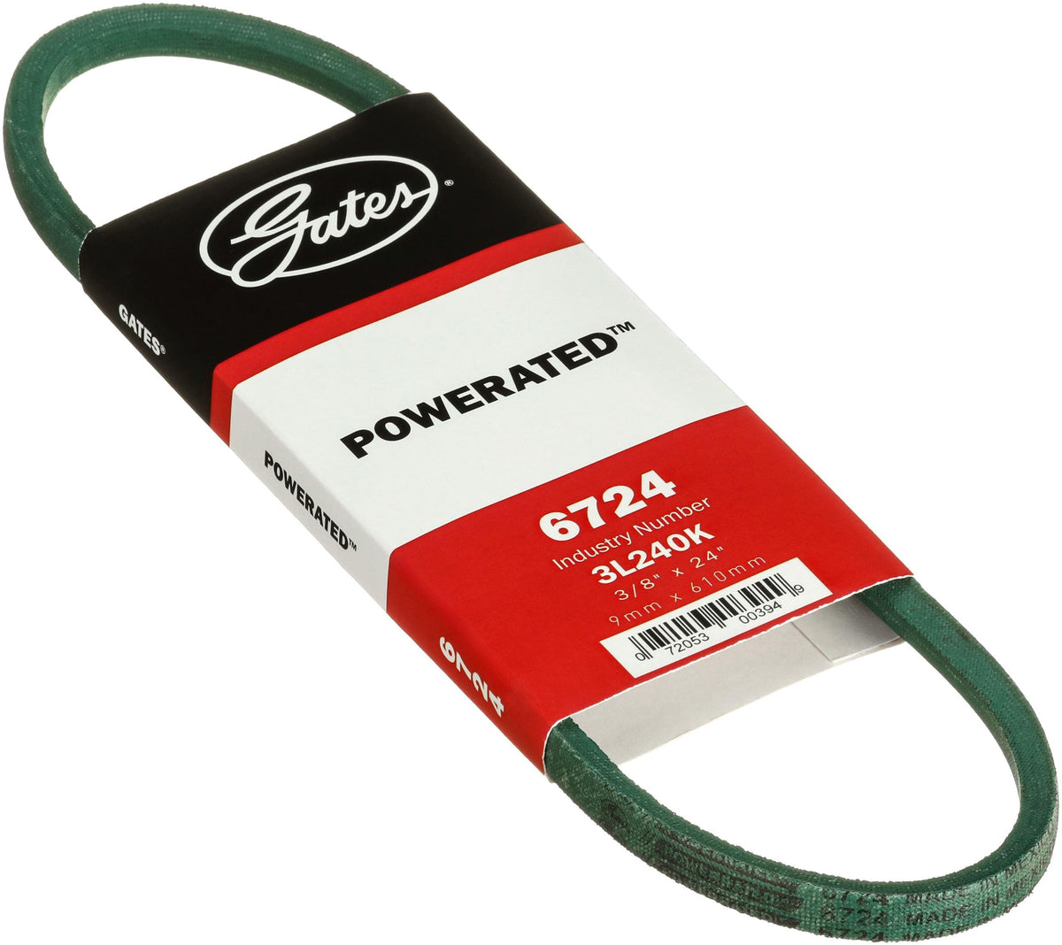 Gates 6724 Powe Rated Fhp Medium Horse Power V Belt