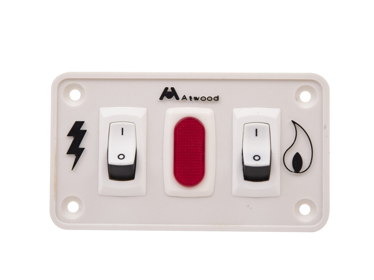 DOMETIC 91230 Atwood 91230 White Dual Panel Switch Kit