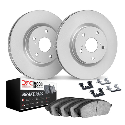 Dynamic Friction 4512-45076 Front Brake Kit