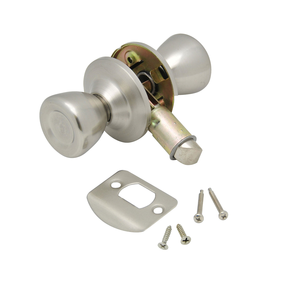 AP PRODUCTS 013-203-SS AP Products 013-203-SS Passage Door Knob, Stainless Steel