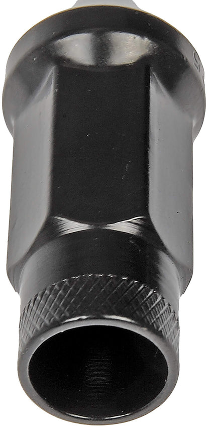 Dorman 713-485A BLACK OPEN END KNURLED WHEEL NUTS