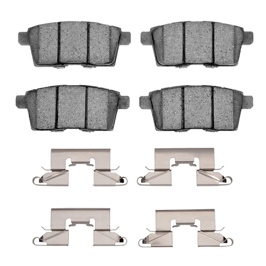 Dynamic Friction 1551-1259-01 ADVANCED PADS-CERAMIC W/HDW