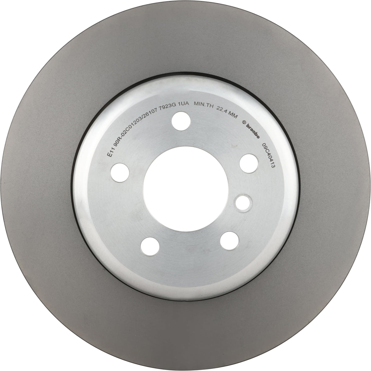 BREMBO 09.C404.13 Brembo 09.C404.13 Composite two piece UV Coated vented Rear Brake Rotor BMW OE# 34206894381