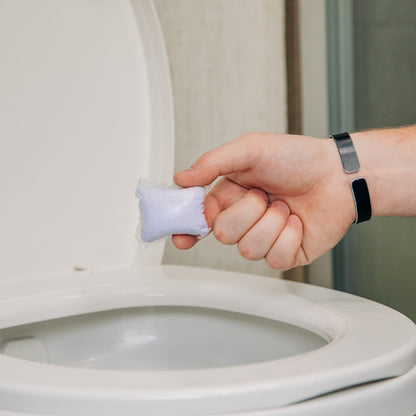 CAMCO 41559 Camco TST MAX RV Toilet Treatment Drop-INs - Control Unwanted Odors and Break Down Waste and Tissue - Septic Tank Safe - Lavender Scent - 15-pack (41559)