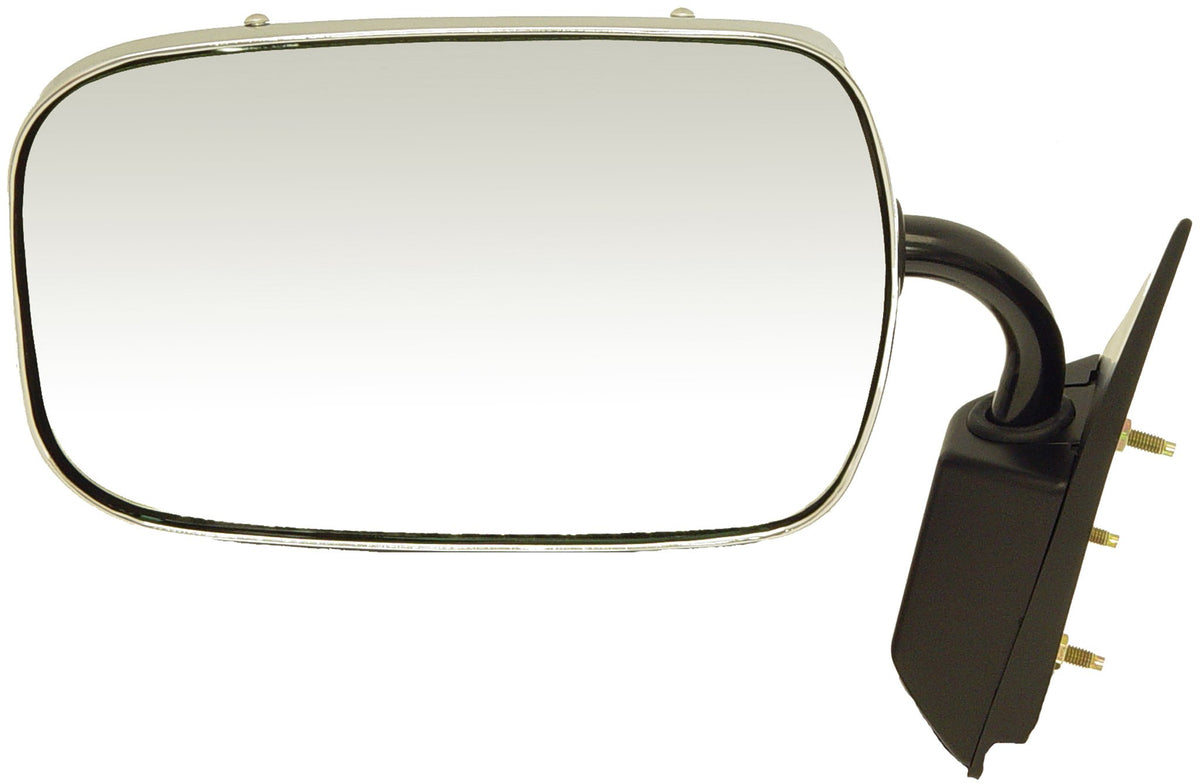 DORMAN 955-187 Dorman 955-187 Driver Side Manual Door Mirror - Folding Compatible with Select Chevrolet / GMC Models, Black and Chrome
