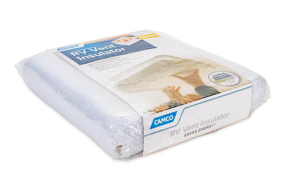 CAMCO 45195 Camco - 45195-A RV Vent Insulator and Skylight Cover Without Reflective Surface, Fits Standard 14" RV Vents - 45195