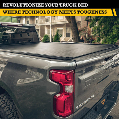 RETRAX EQ0861 RealTruck Retrax EQ Retractable Truck Bed Tonneau Cover | EQ0861 | Fits 2022-2024 Toyota Tundra CrewMax (w/Deck Rail System) 5' 5" Bed (65")