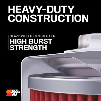 K&N FILTER KN-171B K&N Motorcycle Oil Filter: High Performance, Wrench Off Nut, KN-171B