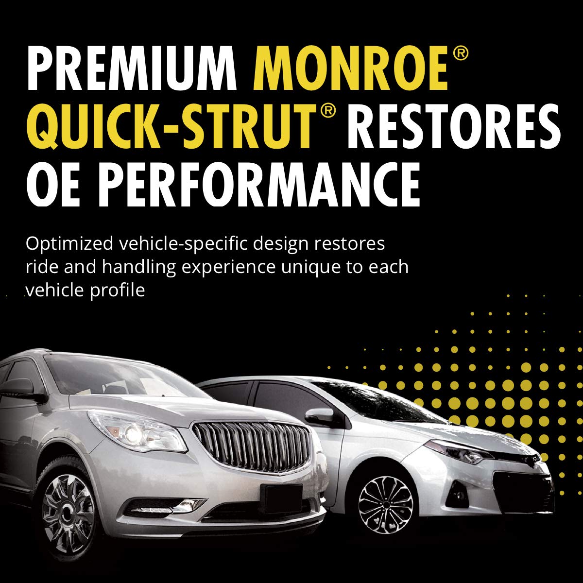 MONROE RS999919 Monroe Shocks & Struts Quick-Strut 171580 Strut and Coil Spring Assembly
