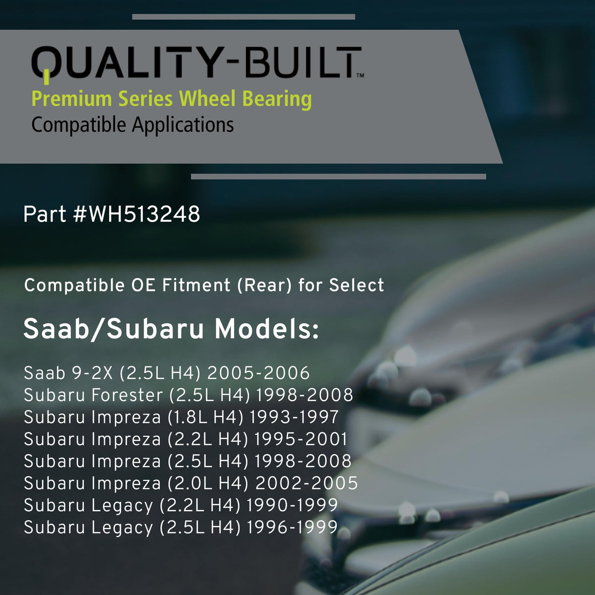 MPA WH513248 Mpa WH513248 08-90 SAAB-SUBARU 9-2X-FORESTER-IMPREZA-