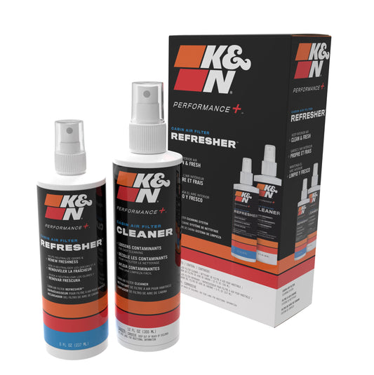 K&N FILTER 99-6000 K&N Cabin Filter Cleaning Kit: Spray Bottle Filter Cleaner and Refresher Kit; Restores Cabin Air Filter Performance; Service Kit-99-6000