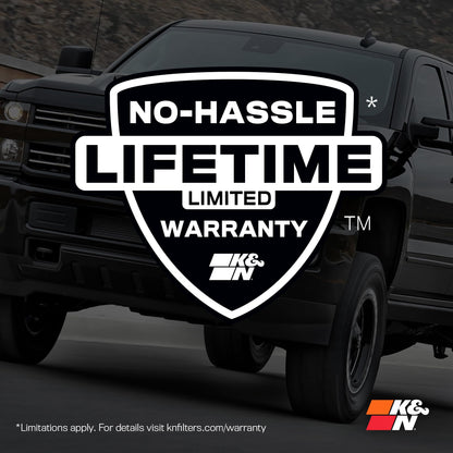 K&N FILTER 33-3086 K&N High-Flow Original Lifetime Engine Air Filter: Increase Power: Premium, Washable: Compatible with 2015-2024 Ford/Volkswagen: Endeavour, Everest, Ranger, Ranger Raptor, Amarok, 33-3086