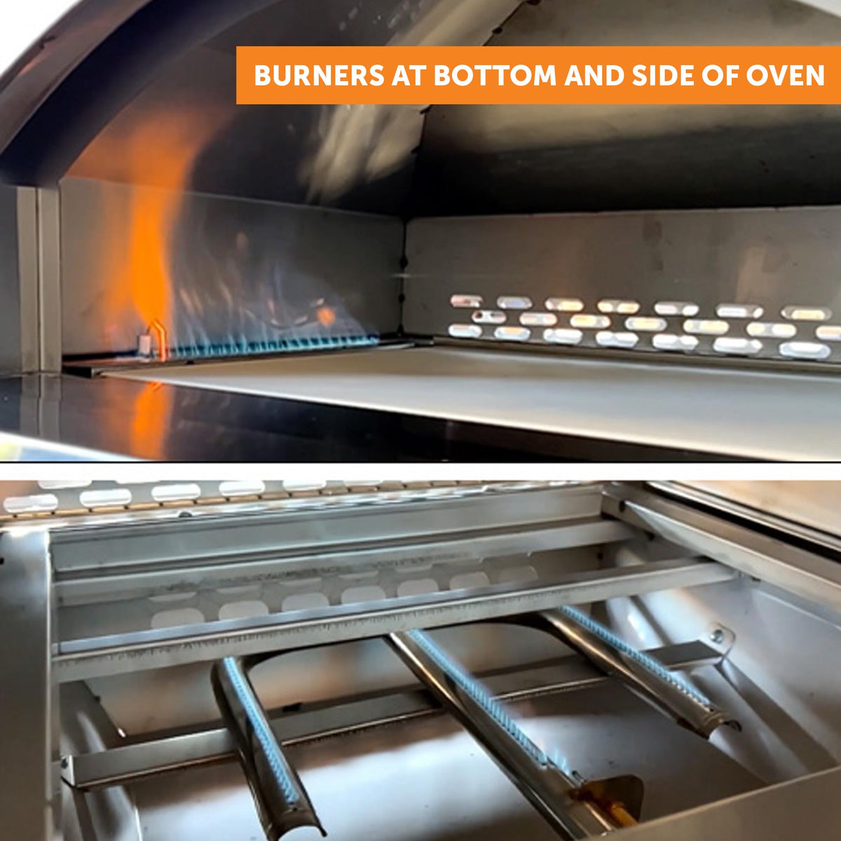 FLAME KING YSN-SSPZG Flame King Propane Gas Pizza & Food Outdoor Oven for Camping, Backyard, Tailgating