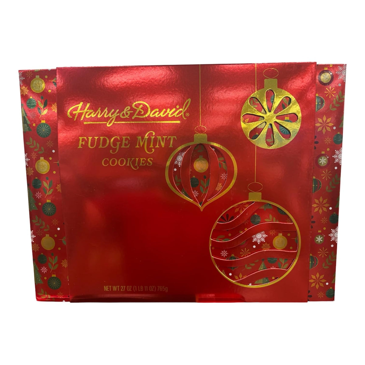 Harry & David Harry & David Fudge Mint Cookies, Chocolate-Coated Mint Cookies, Holiday Gift Box, 27 oz