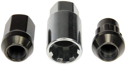 Dorman 713-675Z Hyper Black Acorn Wheel Nut Lock Set