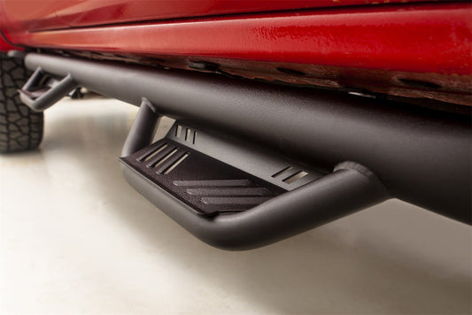 LUND 34641349 Lund 34641349 Black Steel Terrain HX Step Nerf Bars for 2015-2018 Dodge Ram 1500 Quad Cab