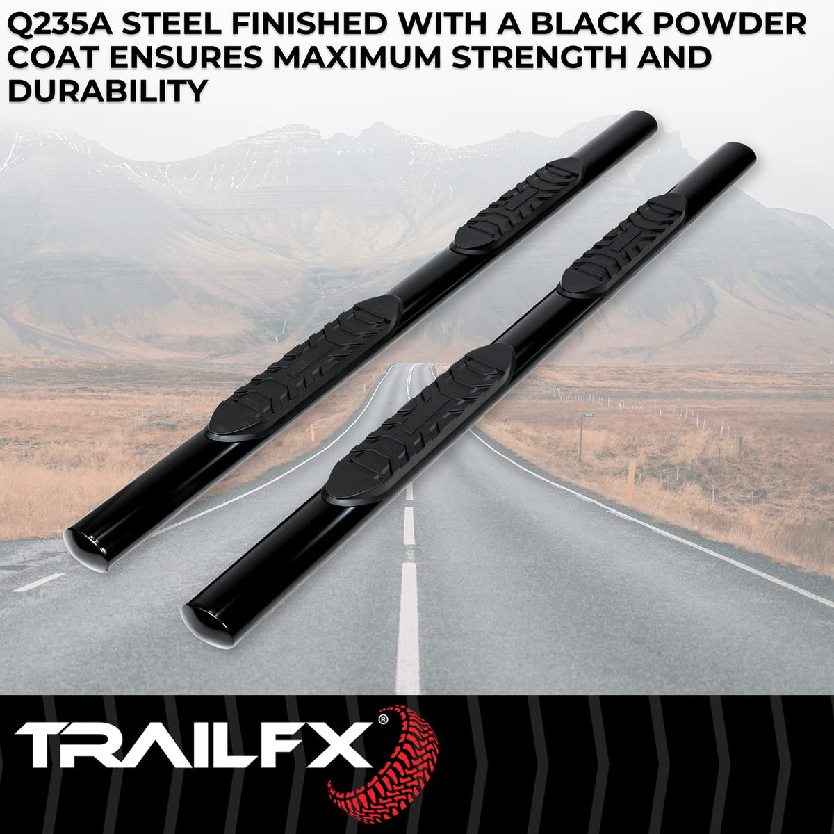 TRAILFX A1527B Trailfx A1527B 4'' OVAL STRAIGHT BAR RM