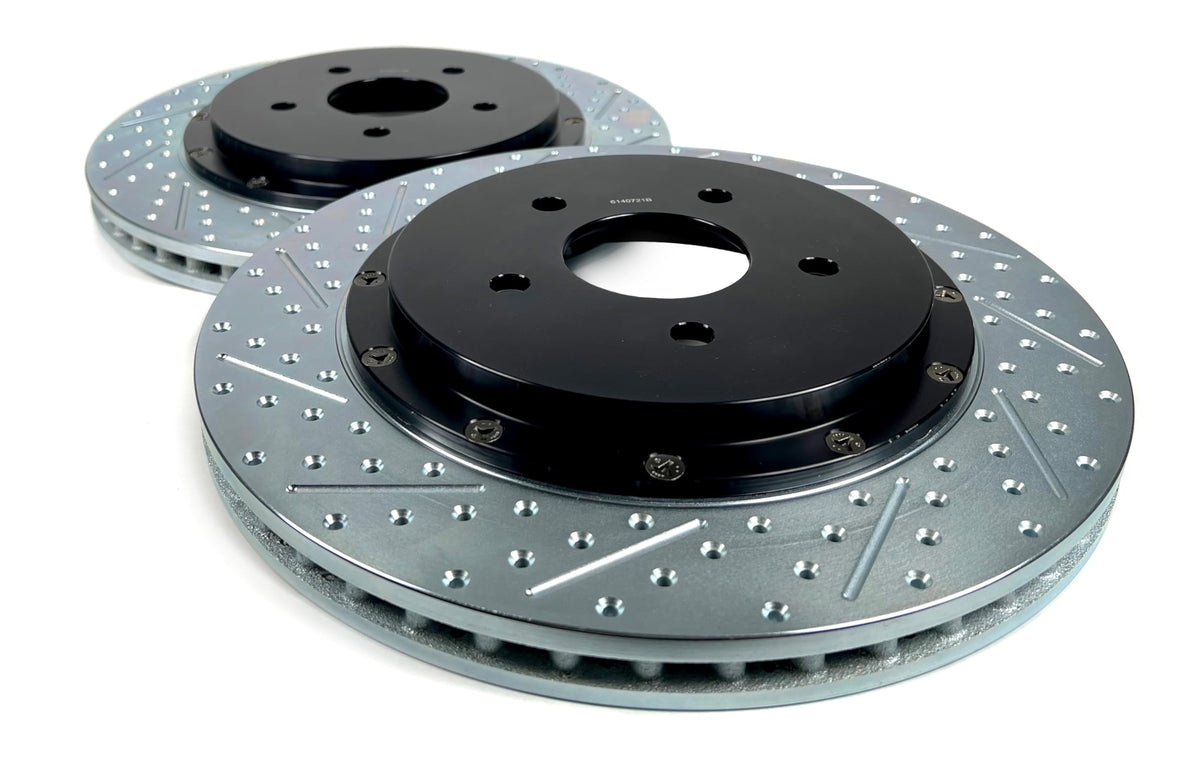 Baer Brakes 2302066 EradiSpeed+ Rear 2-piece Brake Rotors Slotted