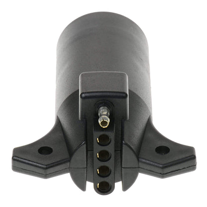 T-H MARINE BE-TR-59395-DP T-H Marine Trailer Wiring Adapter - Round Style 7-Way to 5-Way Adapter, 12 Volt DC