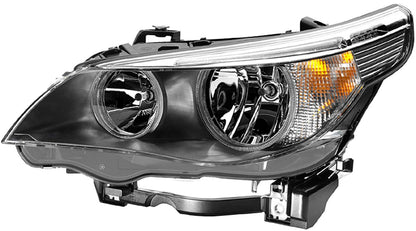 HELLA 008673111 HELLA 008673111 Halogen Headlight Assembly, BMW 5 Series (E60, E62), Driver's Side