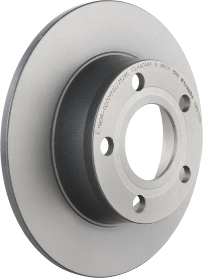 BREMBO 08798411C02 Brembo 08.7984.11 UV Coated solid Rear Brake Rotor FORD USA/LINCOLN/MERCURY OE# F3DZ2C026A