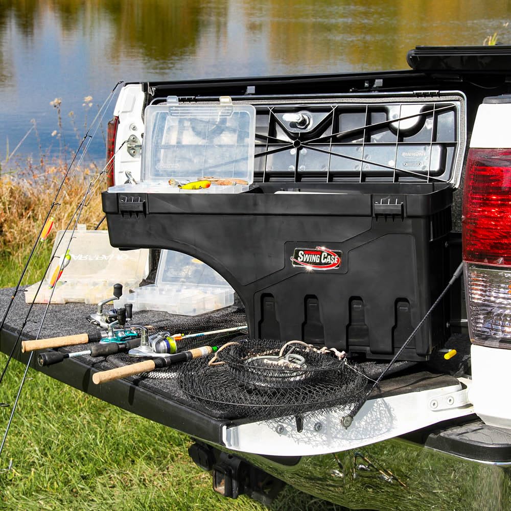 UNDERCOVER SC206D UnderCover SwingCase Truck Bed Storage Box | SC206D | Fits 2019 - 2020 Ford Ranger Drivers Side, Black