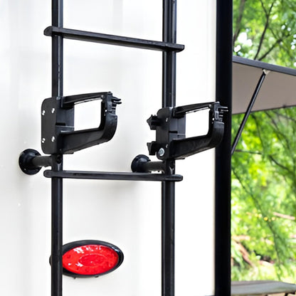 CAMCO 51430 Camco Clamp-N-Carry Lockable Chair and Bike Rack | Designed to Hold a Bike or 4 or More Chairs on RV Ladder | (51430)