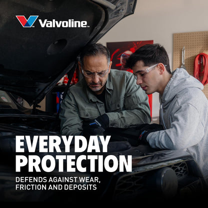VALVOLINE 797974 Valvoline Daily Protection SAE 5W-20 Synthetic Blend Motor Oil 1 QT, Case of 6