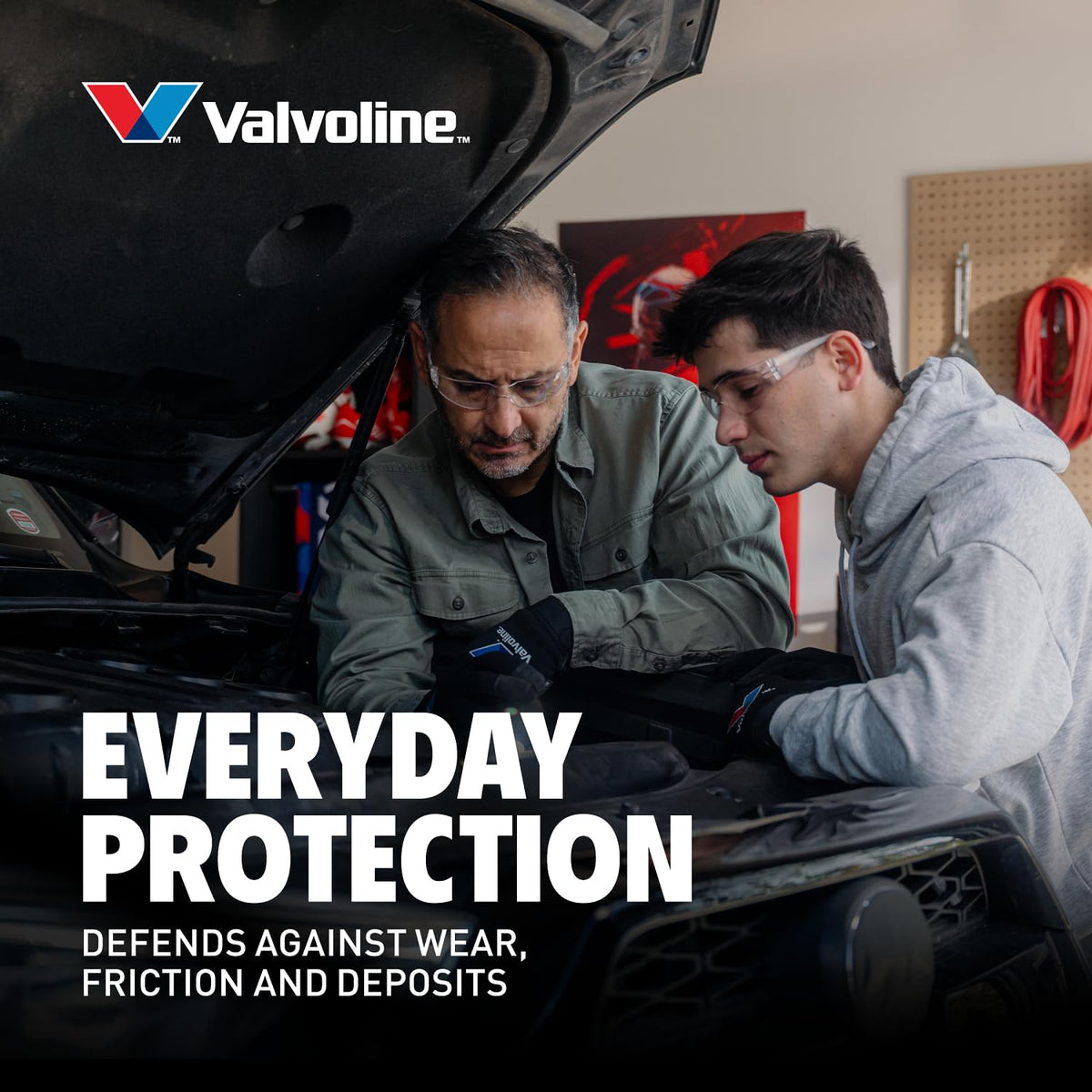 VALVOLINE 797975 Valvoline Daily Protection SAE 5W-30 Synthetic Blend Motor Oil 1 QT