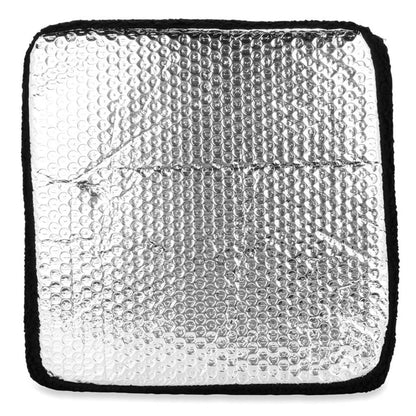 CAMCO 45196 Camco 45196 RV Black-Out Vent Insulator with Reflective Surface, 14-Inch x 14-Inch, Black - Blocks The Sun's Damaging Rays - Reduce Heat Transfer and Increases A/C Efficiency