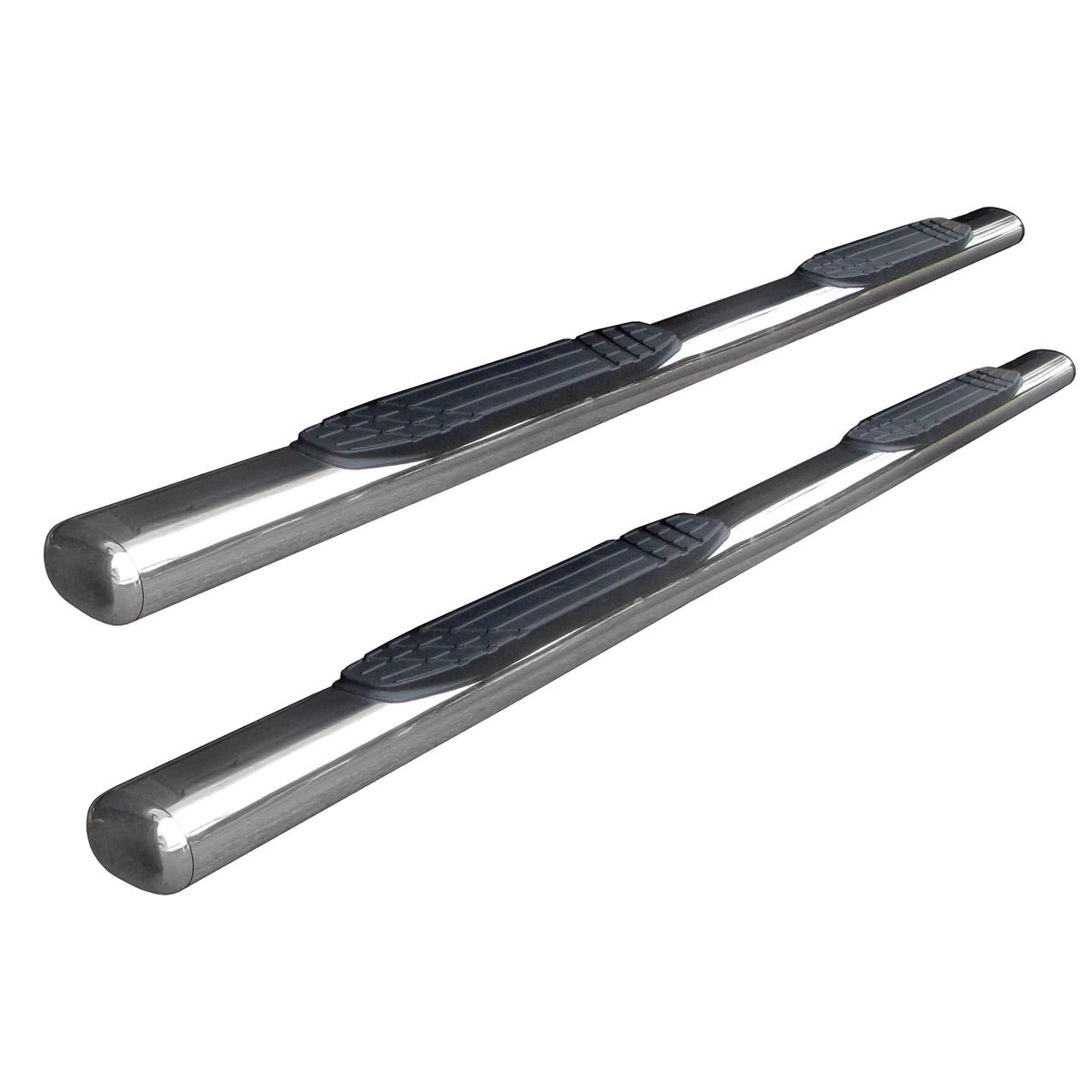 GO RHINO 10480PS Go Rhino 4" Oval 1000 Series Sidesteps | 80", Stainless Steel, Polished | 10480PS