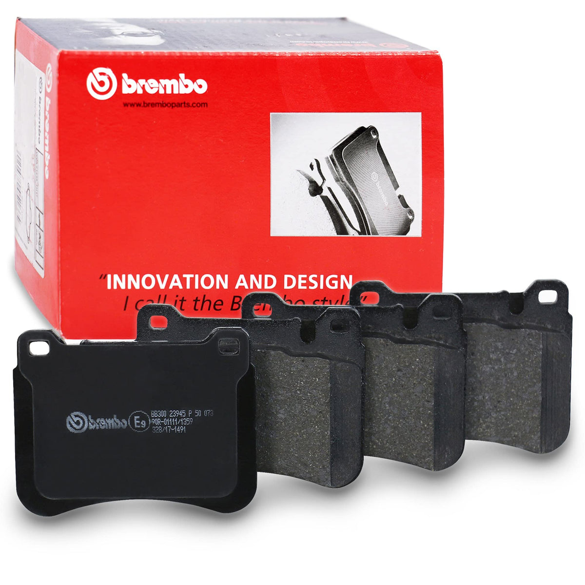 BREMBO P50073 Brembo P50073 Low-Met Front Disc Brake Pad Set MERCEDES-BENZ OE# 0044205120