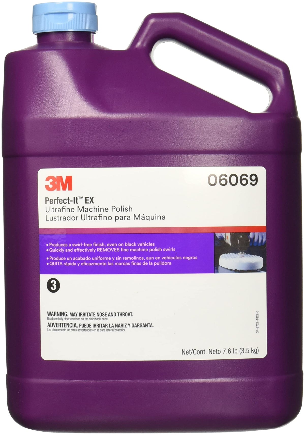 3M 06069 3M Perfect-It EX Ultrafine Machine Polish, 06069, 1 Gallon