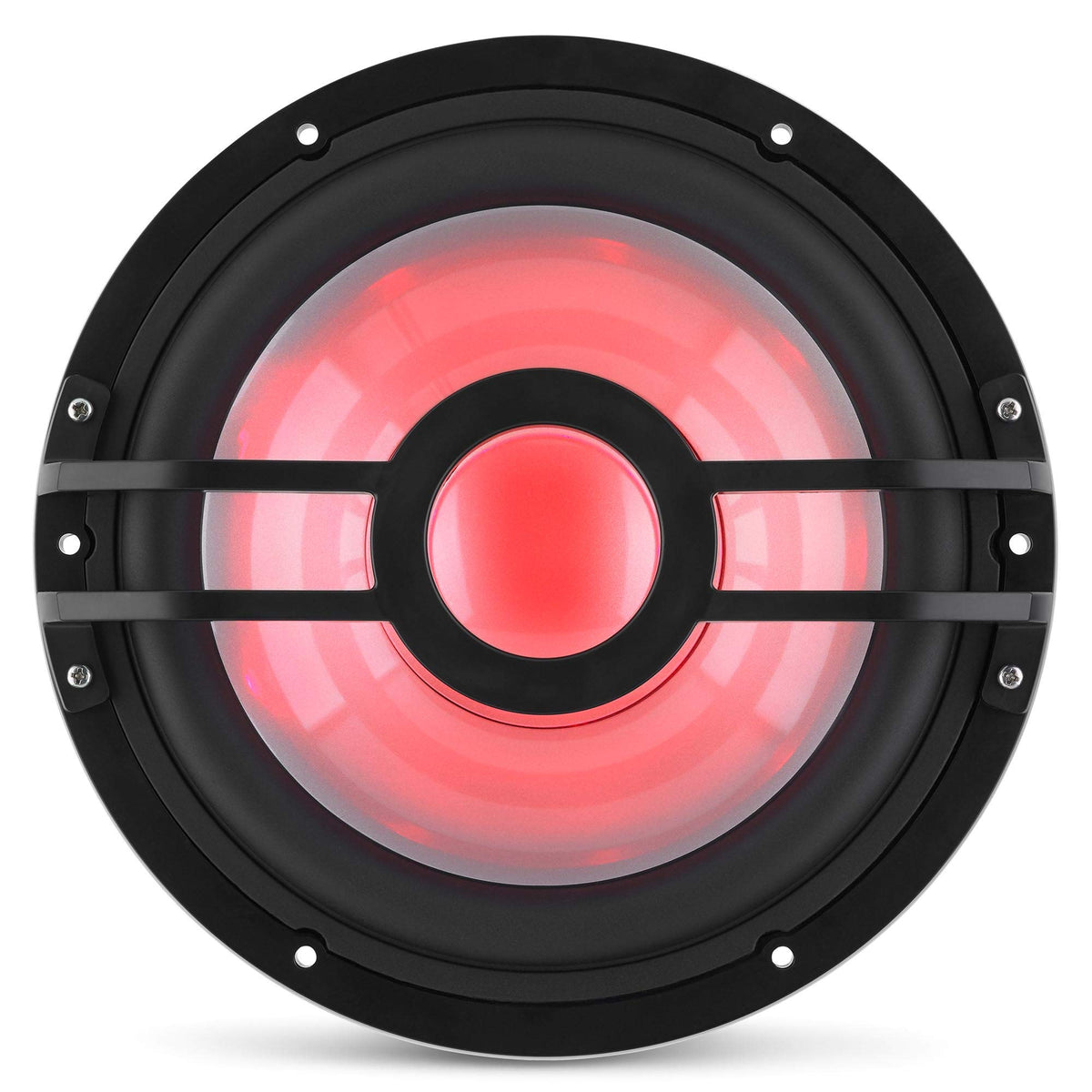 CLARION 010-03051-00 Clarion CMSP-101RGB-2 10" Marine Subwoofer with RGB LEDs, Single 2-Ohm, 250 Watts