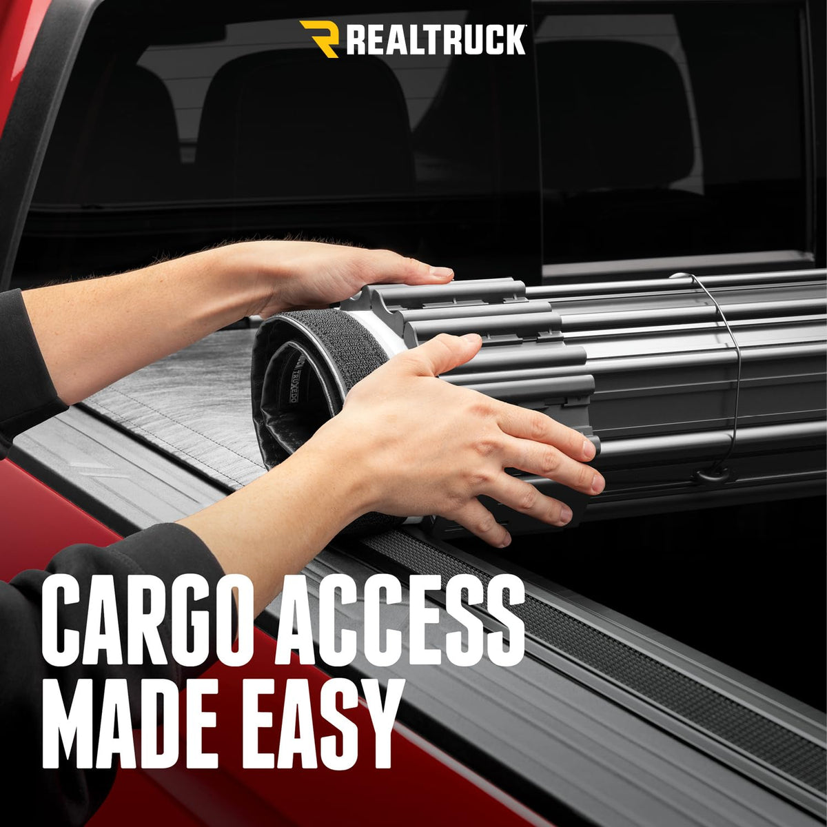 TRUXEDO 1597701 RealTruck TruXedo Sentry Hard Rolling Truck Bed Tonneau Cover | 1597701 | Fits 2015-2026 Ford F-150 5' 7" Bed (67.1")