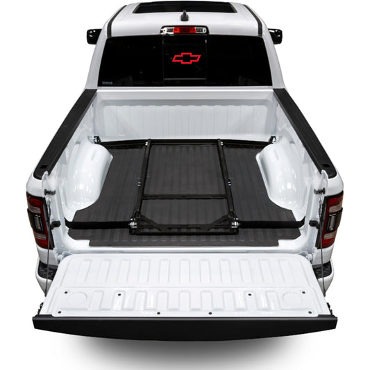 BEDSLIDE BSA-GM68 Bedslide No-Drill Truck Bed Brackets, for Truck Bed Organizer, Fits Chevy Silverado and GMC Sierra, Years 2019-2024, 5'9" Bed, Black