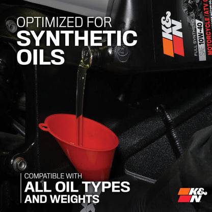 K&N FILTER KN-137 K&N Motorcycle Oil Filter: High Performance, Premium, KN-137