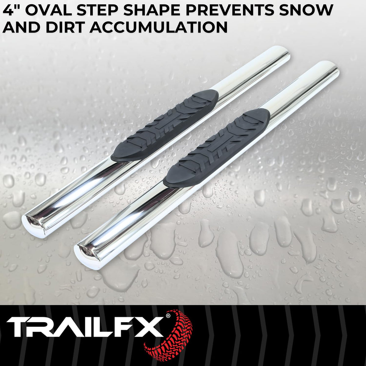 TRAILFX A1529S Trailfx A1529S 4'' OVAL STRAIGHT BAR RP