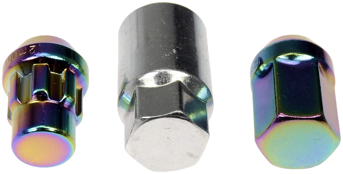 Dorman 713-375 G Rainbow/Neo-Chrome Acorn Wheel Nut Lock Set