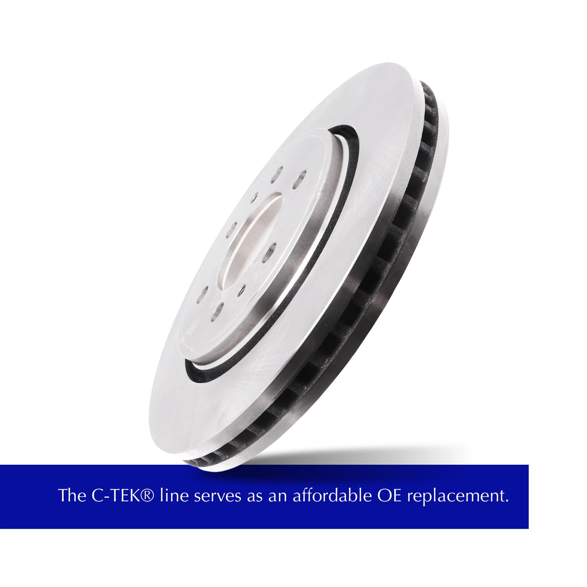 Centric Parts 121.65057 C-Tek Automotive Front Brake Rotor