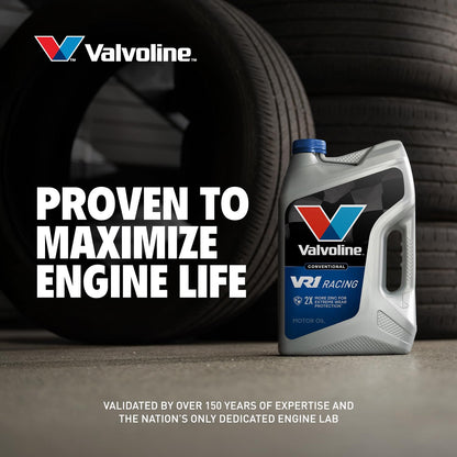 VALVOLINE 822401 Valvoline VR1 Racing SAE 30 Motor Oil 1 QT, Case of 6
