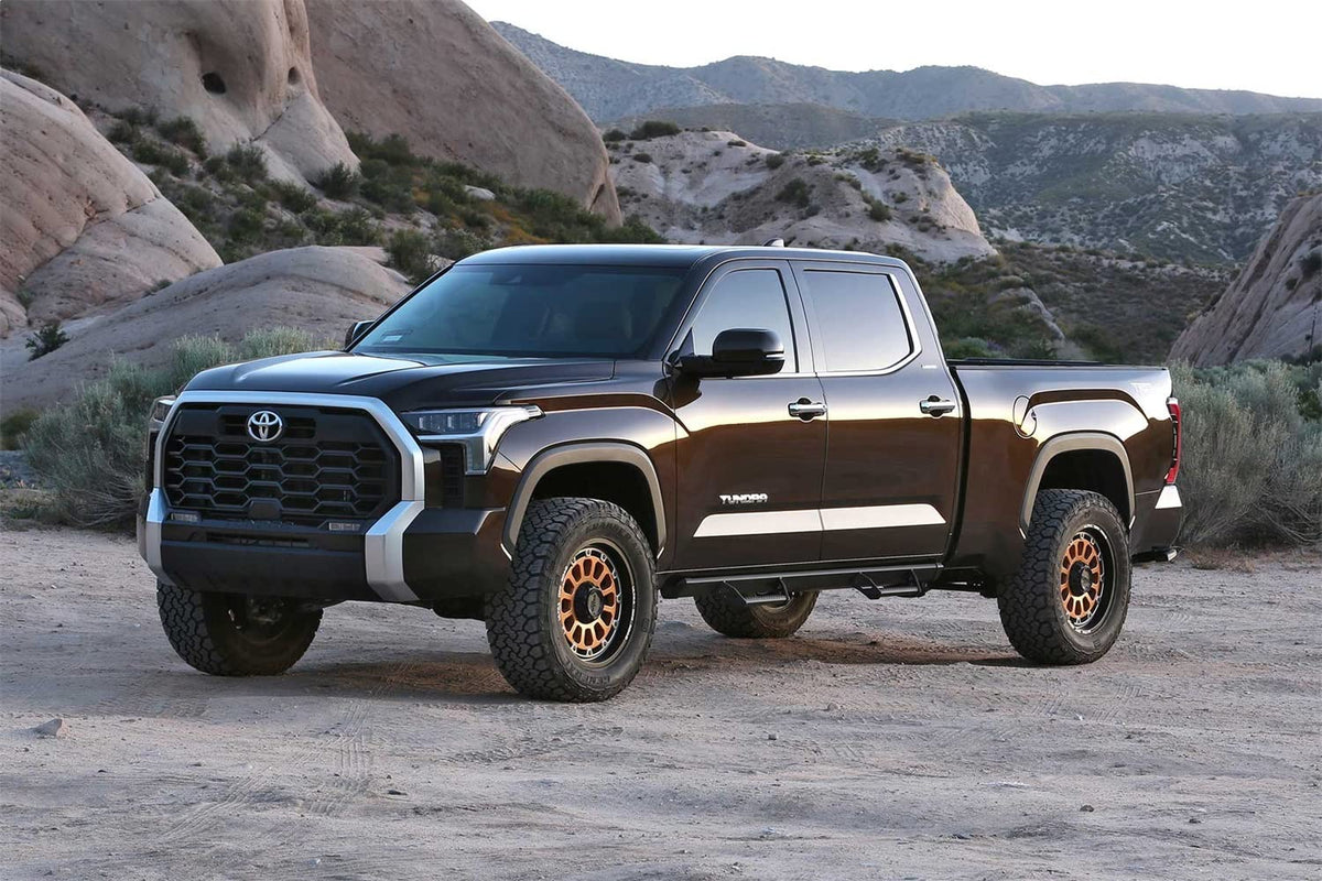 FABTECH K7090DL Fabtech - 2022 Tundra 4WD 3in UCA Kit w/Uniballs/DLSS 2.5 COs/Rr DLSS Shocks/Rr Air Bag Spacers (K7090DL)