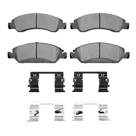 Dynamic Friction 1551-1363-01 DFC Front 5000 Advanced Brake Pads