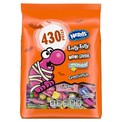 Nerds Nerds Halloween Candy Variety Mix Bag, 430 Pieces, 105.7 oz
