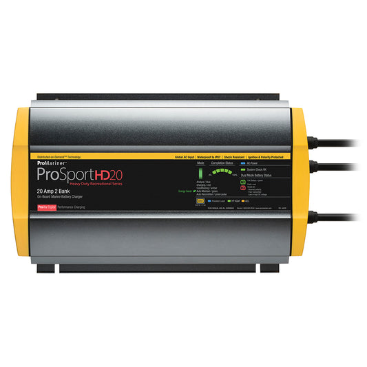 ProMariner 44020 ProMariner 44020 ProSport HD Waterproof Marine Battery Charger, 20 Amp, 2 Bank