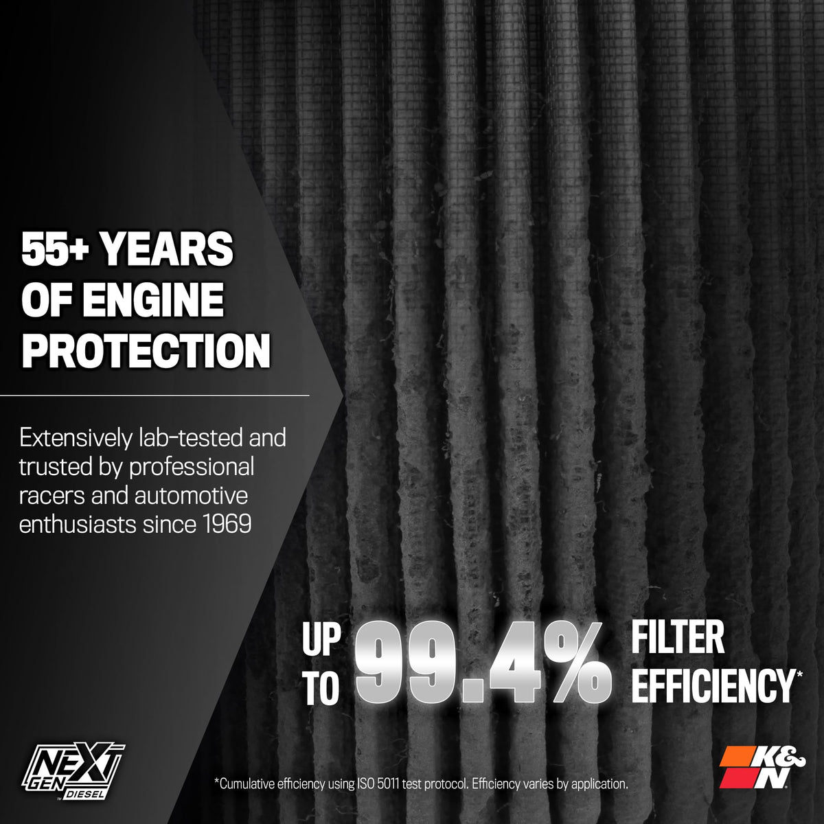 K&N FILTER 50-1592D K&N NextGen Diesel Dryflow Cold Air Intake: Compatible with 2013-2018 RAM; 2500; 3500; 50-1592D